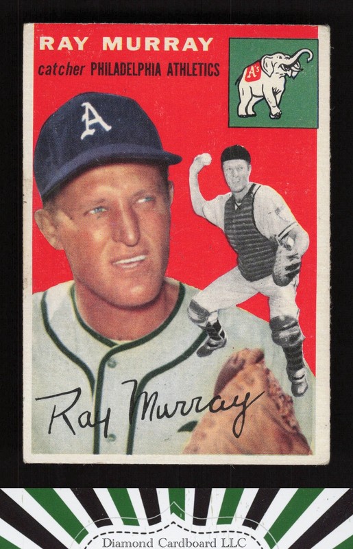 1954 Topps #49 Ray Murray VG d, front