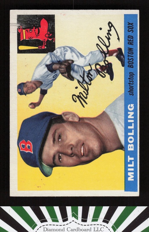 1955 Topps #91 Milt Bolling VGEX c, front