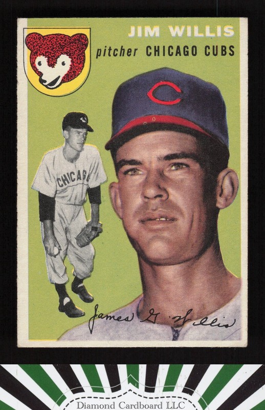 1954 Topps #67 Jim Willis VGEX i, front