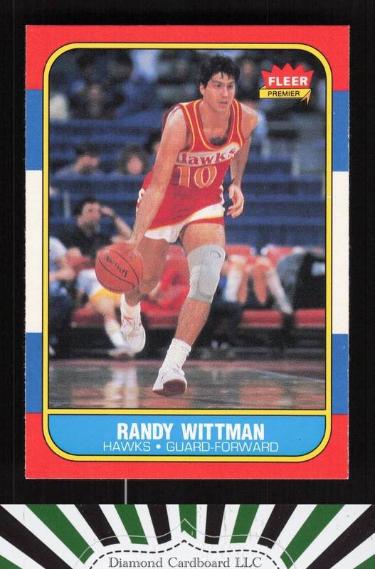 1986-87 Fleer #127 Randy Wittman MINT, front