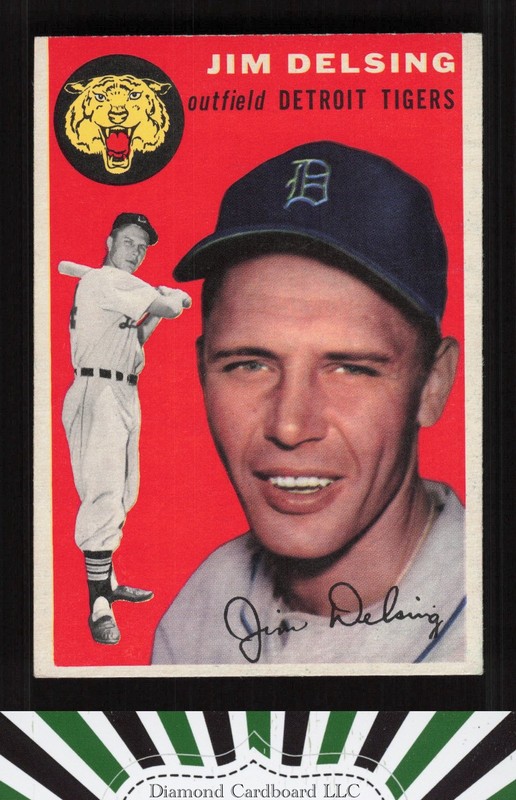 1954 Topps #111 Jim Delsing EXMT f, front