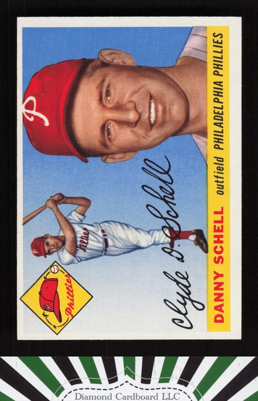 1955 Topps #79 Danny Schell NM m, front