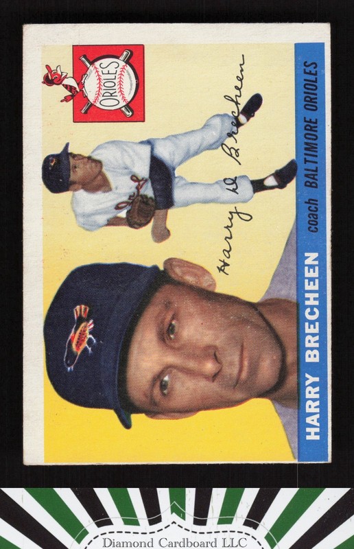 1955 Topps #113 Harry Brecheen VGEX (MC) d, front