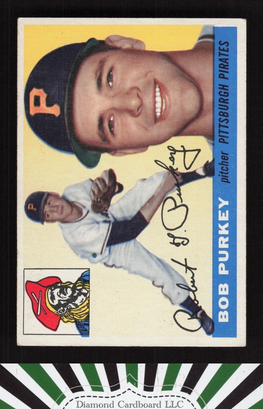 1955 Topps #118 Bob Purkey VG k, front