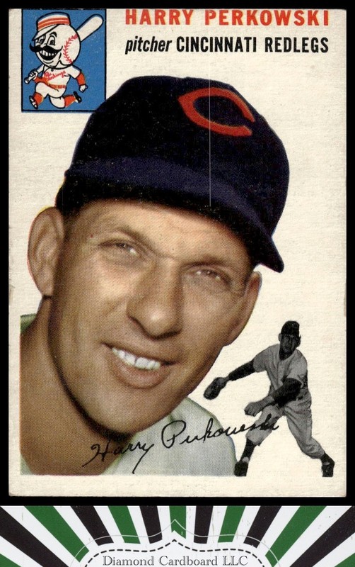 1954 Topps #125 Harry Perkowski GD c, front