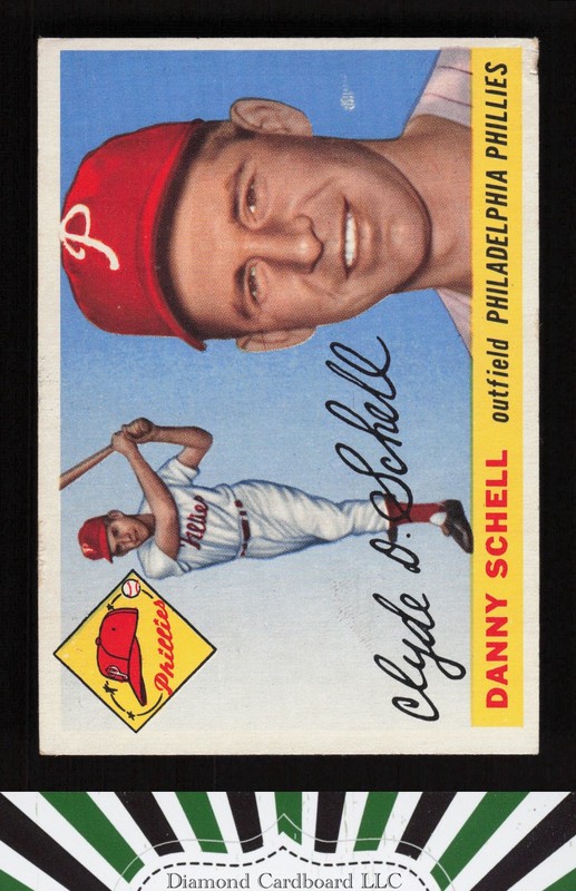 1955 Topps #79 Danny Schell GD+ c, front