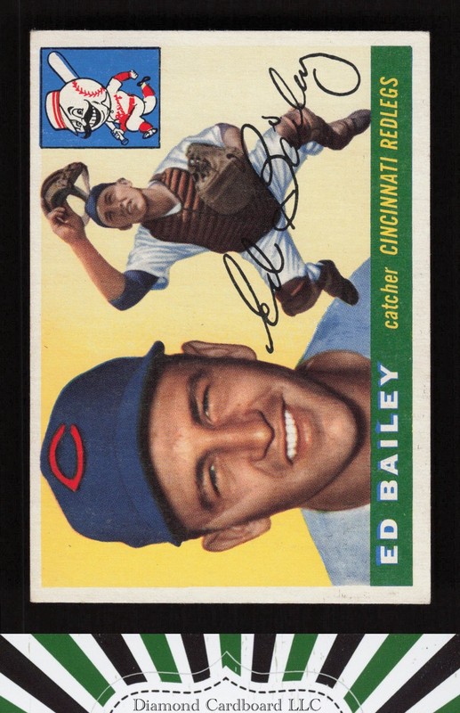 1955 Topps #69 Ed Bailey EX h, front