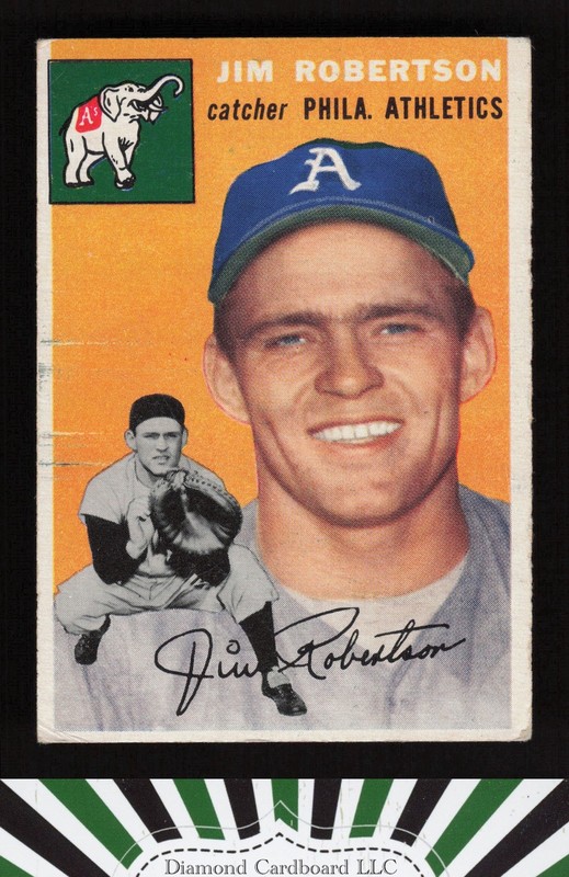 1954 Topps #149 Jim Robertson VGEX k, front