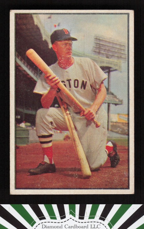 1953 Bowman Color #25 Hoot Evers VG b, front