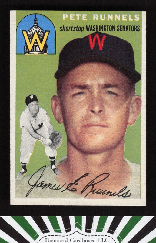 1954 Topps #6 Pete Runnels EX j, front