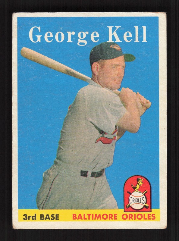 1958 Topps #40 George Kell VGEX e, front