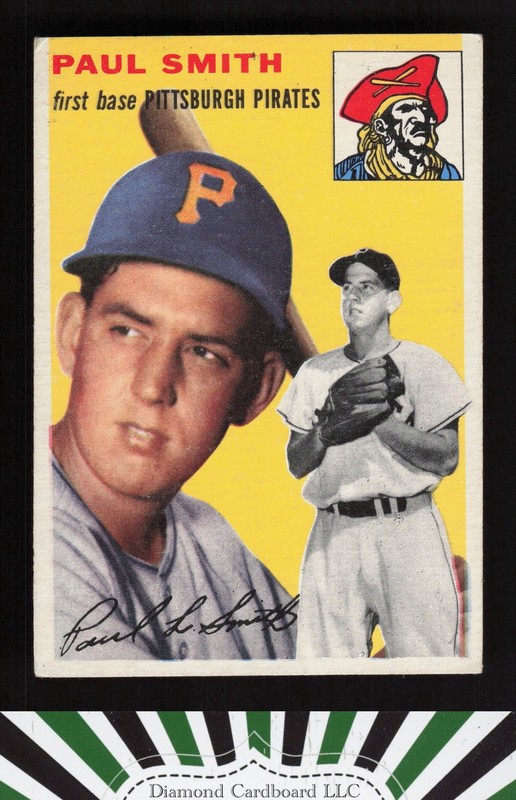 1954 Topps #11 Paul Smith VGEX+ e, front