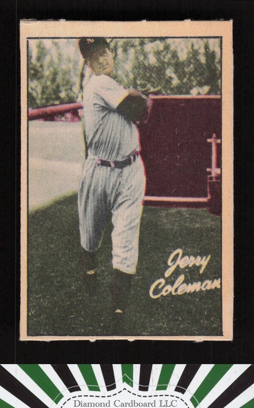 1952 Berk Ross Jerry Coleman EX, front