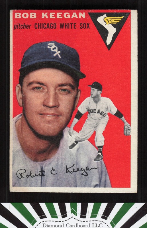 1954 Topps #100 Bob Keegan VG+ c, front