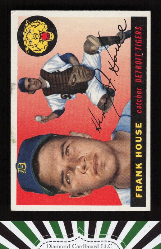1955 Topps #87 Frank House VGEX d, front