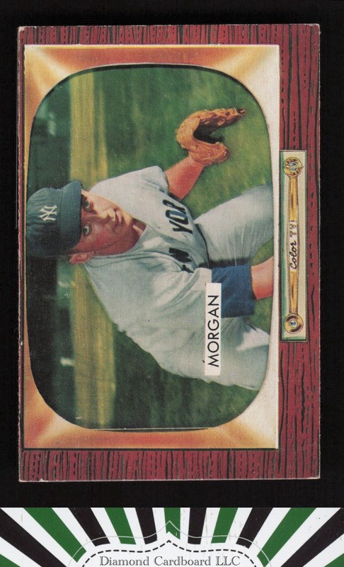 1955 Bowman #100 Tom Morgan VGEX, front