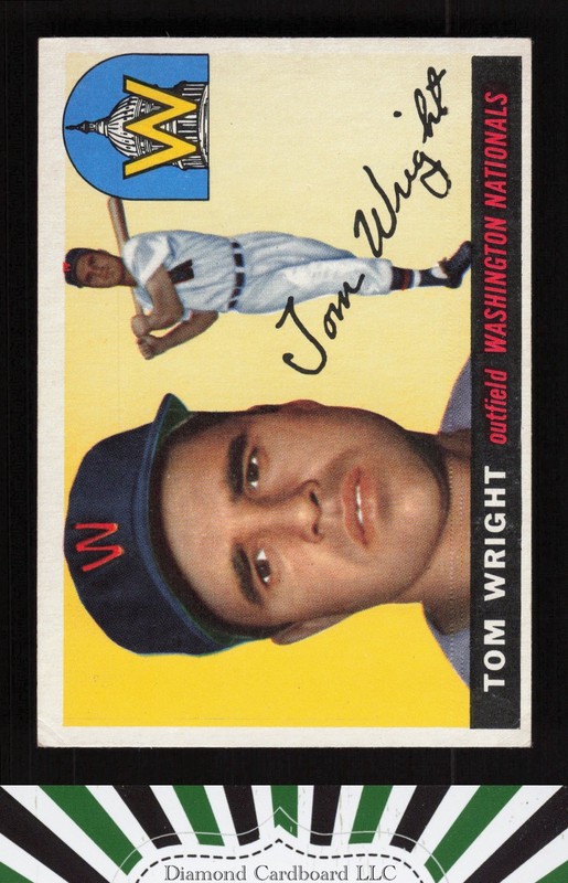1955 Topps #141 Tom Wright EX a, front