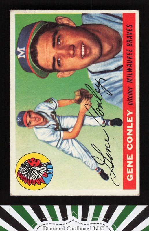 1955 Topps #81 Gene Conley VGEX e, front