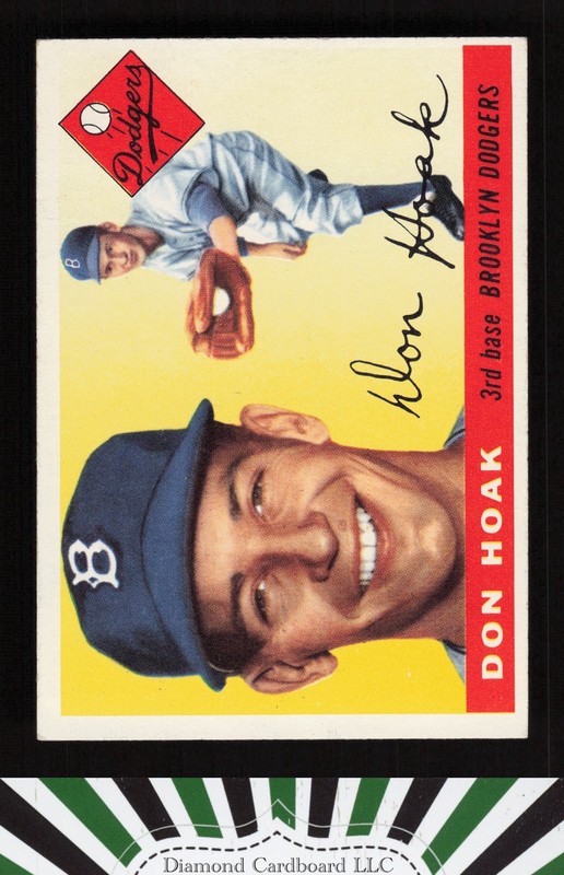 1955 Topps #40 Don Hoak VGEX+ s, front