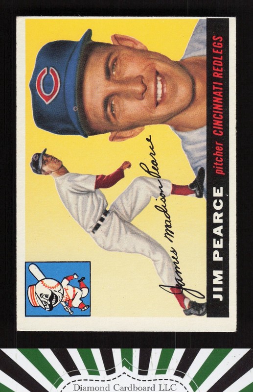 1955 Topps #170 Jim Pearce VGEX+ h, front