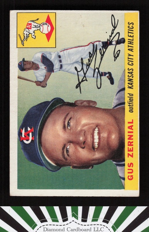 1955 Topps #110 Gus Zernial VGEX e, front