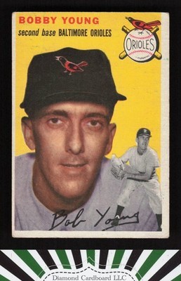 1954 Topps #8 Bobby Young GD h, front