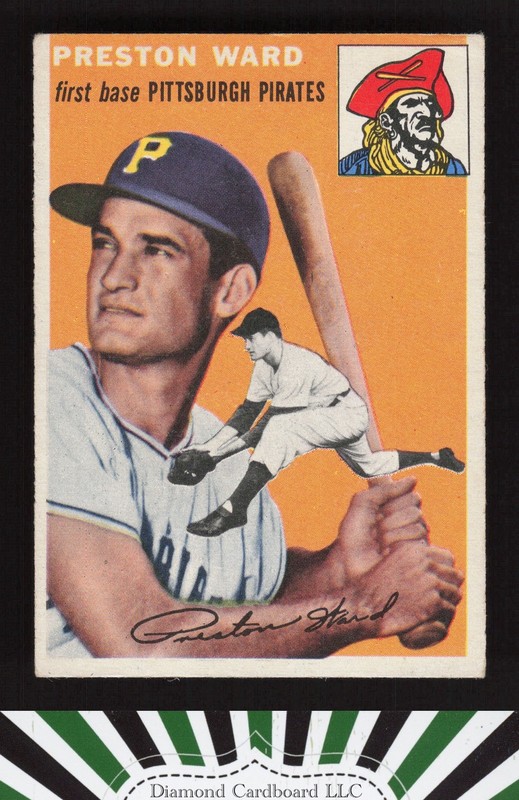 1954 Topps #72 Preston Ward VG+ g, front