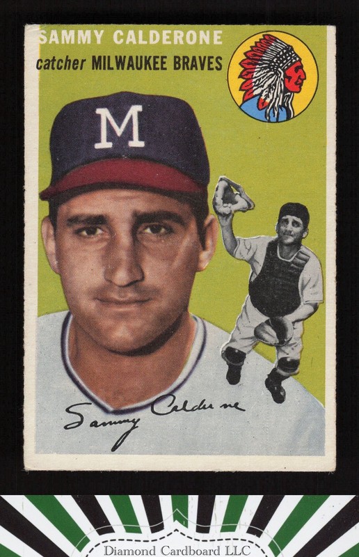1954 Topps #68 Sammy Calderone VG a, front
