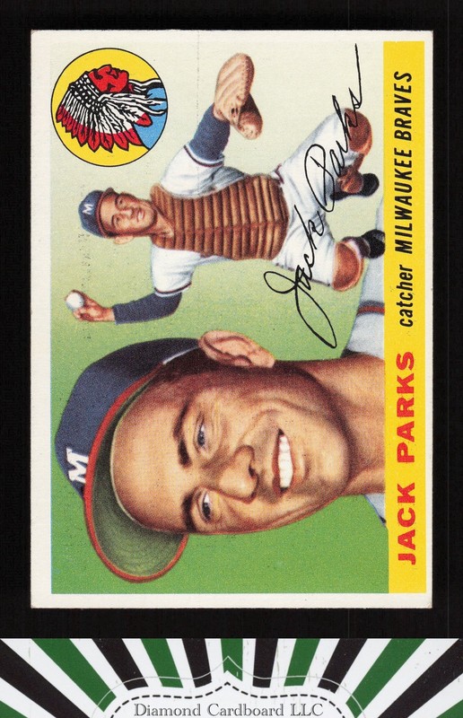 1955 Topps #23 Jack Parks VG+ [LOOKS BETTER] v, front