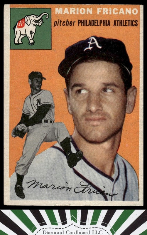 1954 Topps #124 Marion Fricano VGEX+ b, front