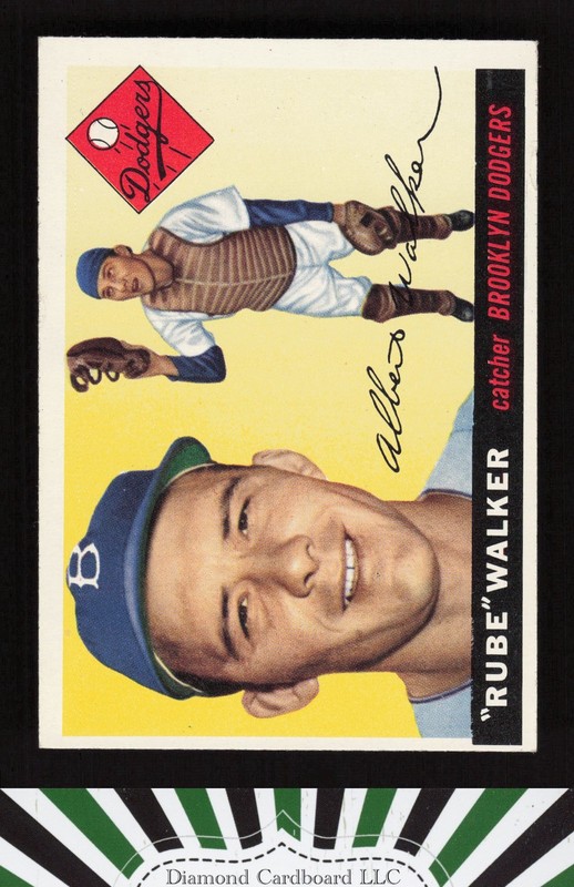 1955 Topps #108 "Rube" Walker VGEX l, front