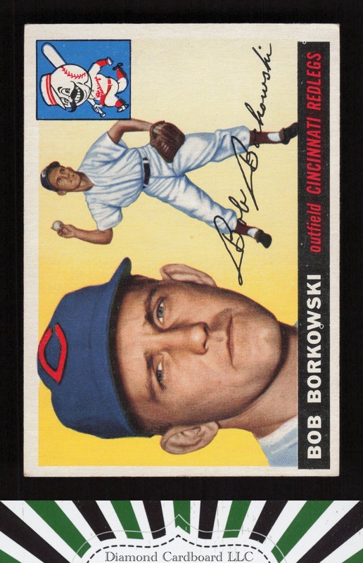 1955 Topps #74 Bob Borkowski EX l, front