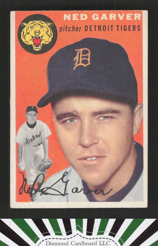 1954 Topps #44 Ned Garver VGEX+ e, front