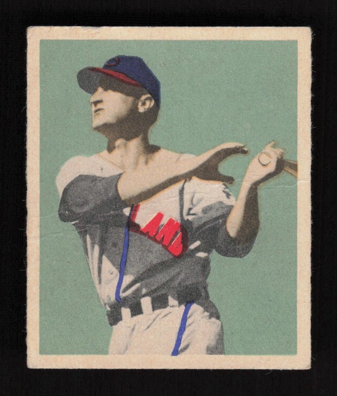 1949 Bowman #103 Joe Tipton VG+ [DEAD CENTERED], front