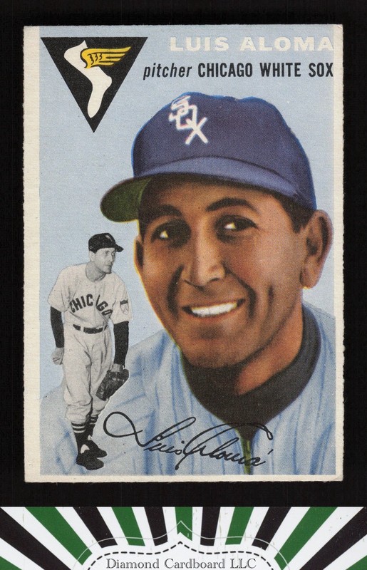 1954 Topps #57 Luis Aloma VGEX j, front