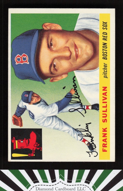 1955 Topps #106 Frank Sullivan EX m, front
