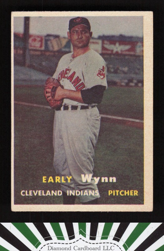 1957 Topps #40 Early Wynn VGEX b, front
