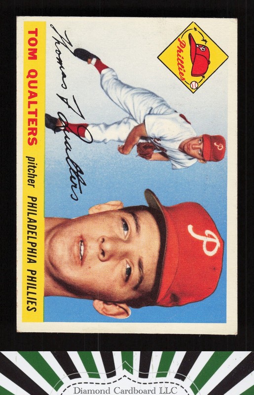 1955 Topps #33 Tom Qualters VGEX+ p, front