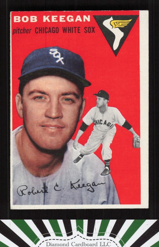 1954 Topps #100 Bob Keegan VGEX f, front