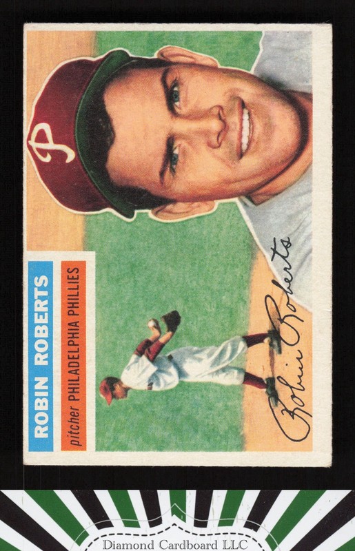1956 Topps #180 Robin Roberts VGEX r, front
