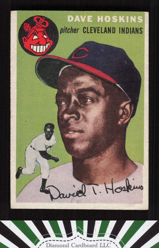 1954 Topps #81 Dave Hoskins VG a, front