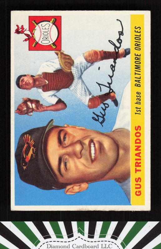 1955 Topps #64 Gus Triandos VGEX+ q, front