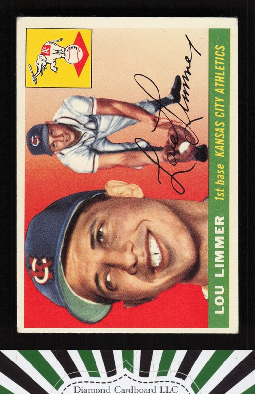 1955 Topps #54 Lou Limmer VGEX d, front