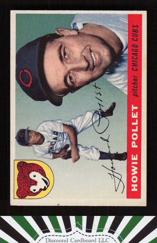 1955 Topps #76 Howie Pollet VGEX j, front
