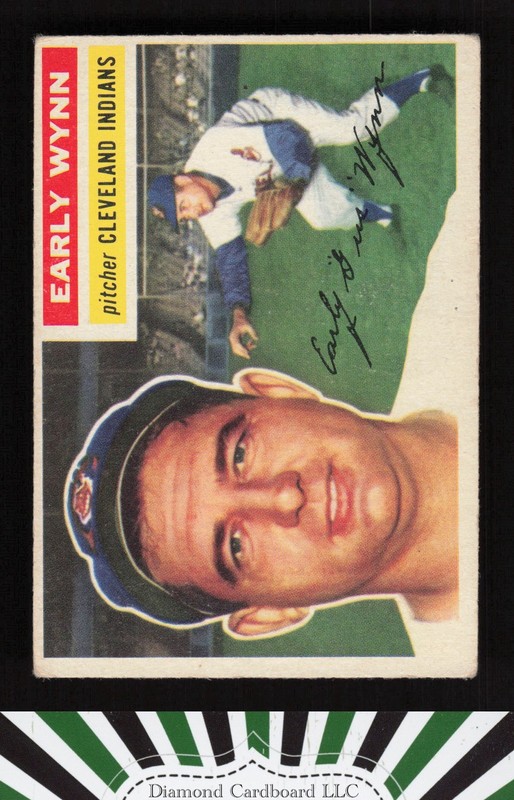 1956 Topps #187 Early Wynn VG+ i, front