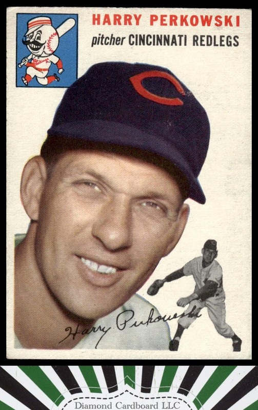 1954 Topps #125 Harry Perkowski VG+ f, front