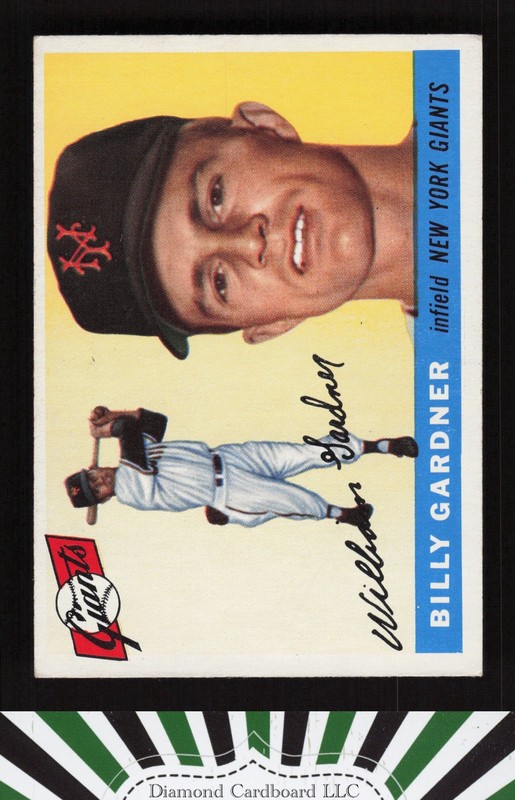 1955 Topps #27 Billy Gardner VGEX f, front