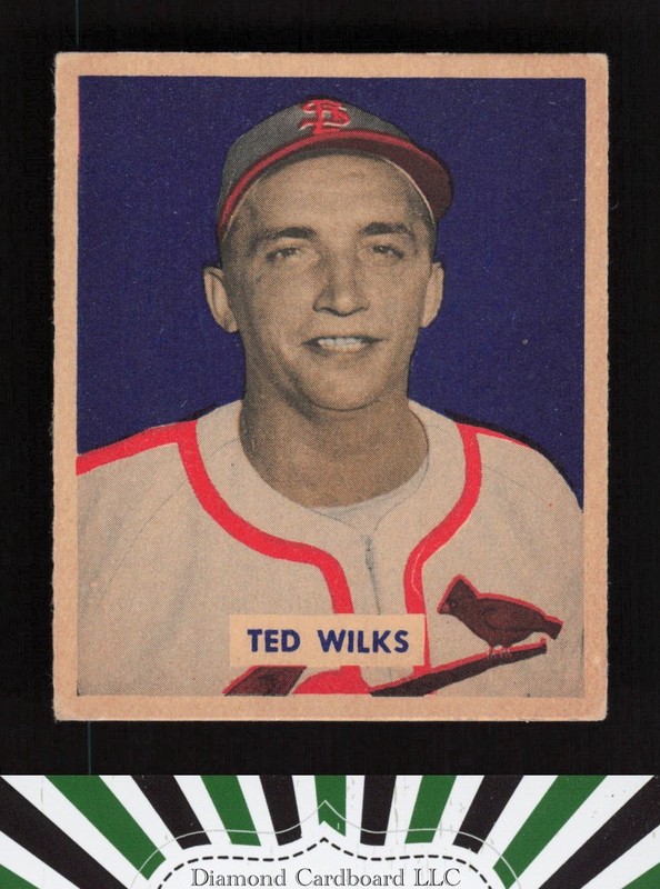 1949 Bowman #137 Ted Wilks EX [CENTERED] a, front