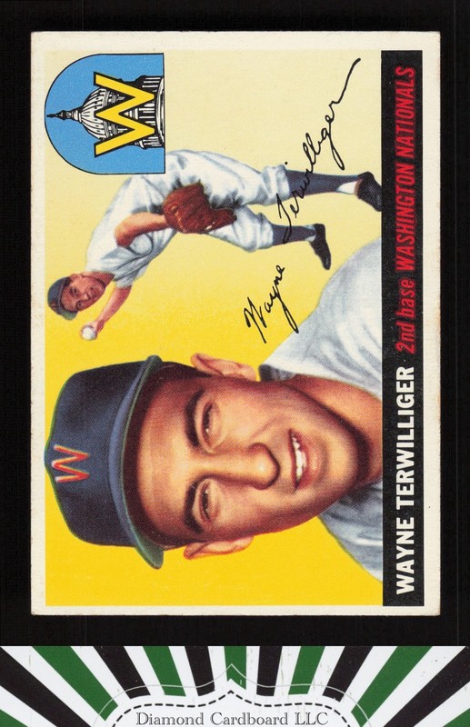 1955 Topps #34 Wayne Terwilliger EX r, front