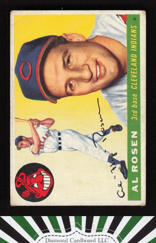 1955 Topps #70 Al Rosen GD+ c, front